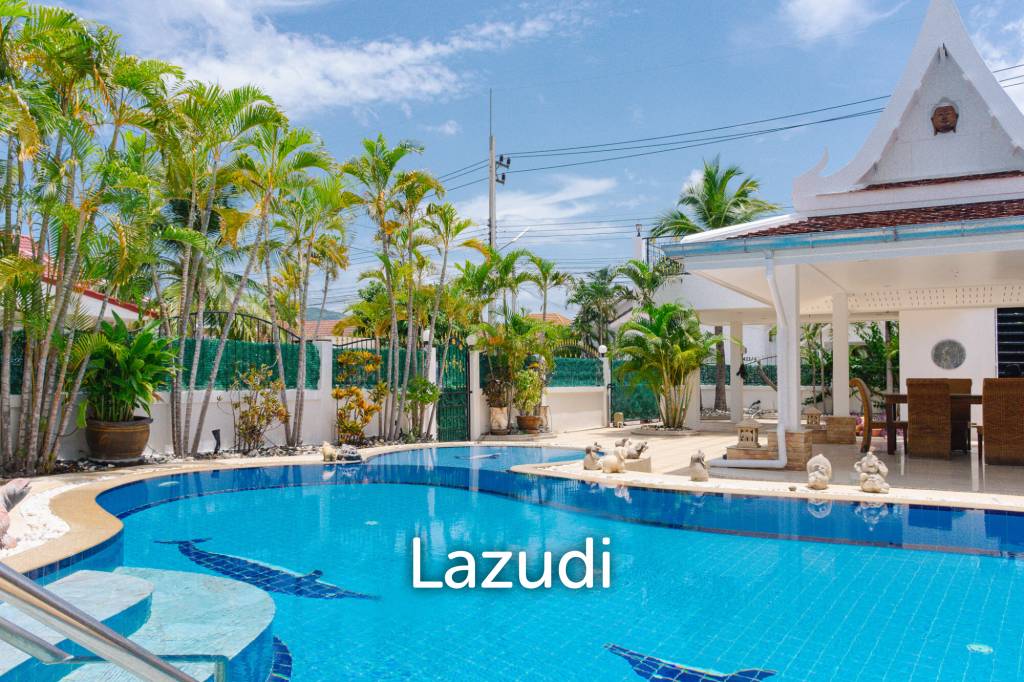 TROPICAL GARDEN : Thai Style 4 Bed Pool Villa for Sale