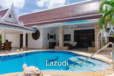 TROPICAL GARDEN : Thai Style 4 Bed Pool Villa for Sale