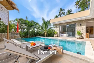 Modern 3-Bed Balinese Style Villa In Mae Nam