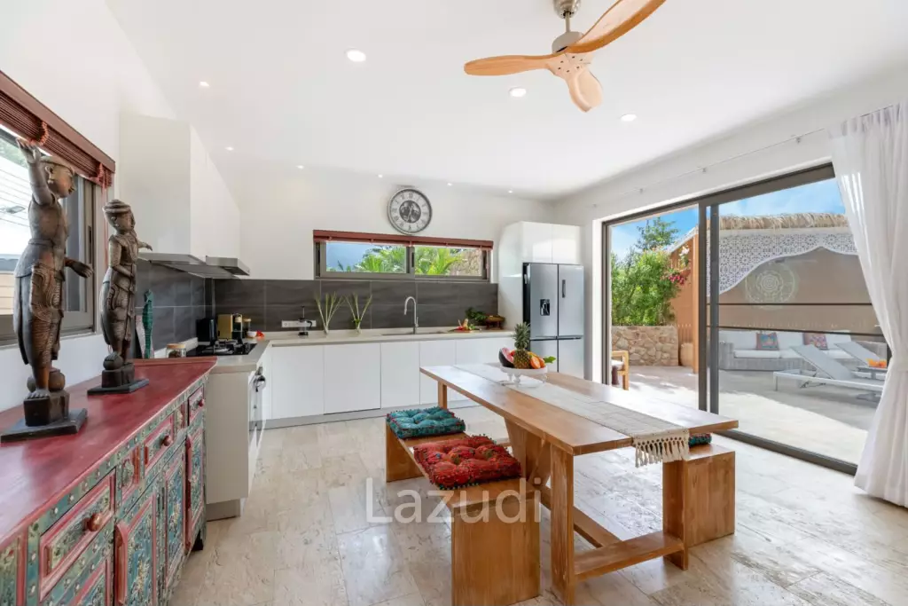 Modern 3-Bed Balinese Style Villa In Mae Nam