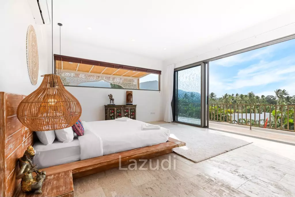Modern 3-Bed Balinese Style Villa In Mae Nam
