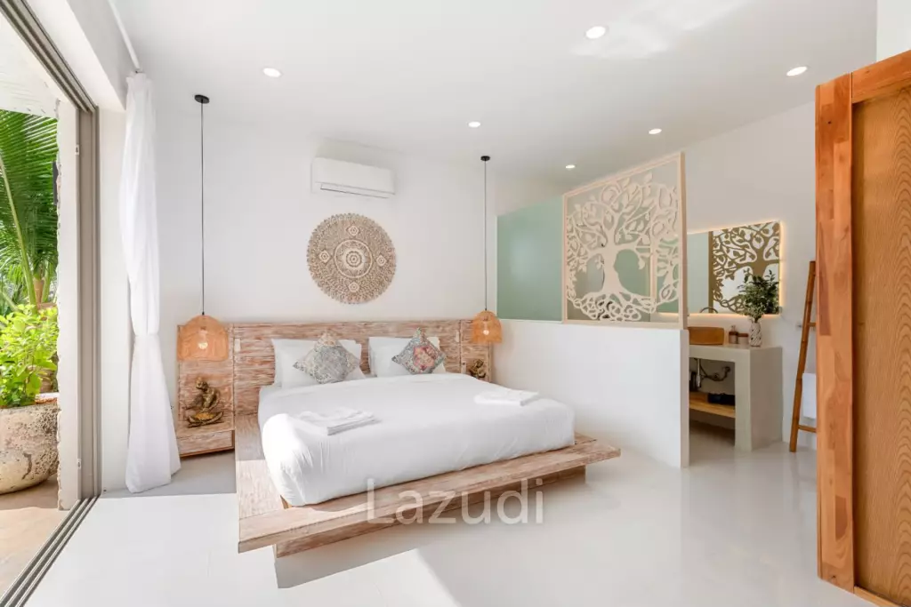 Modern 3-Bed Balinese Style Villa In Mae Nam