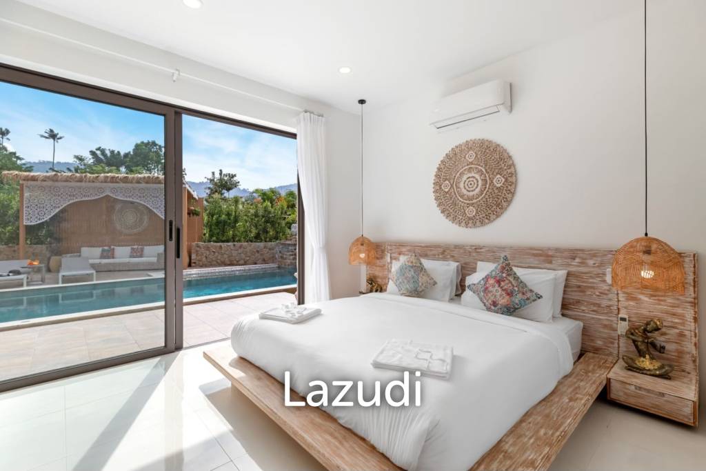 Modern 3-Bed Balinese Style Villa In Mae Nam