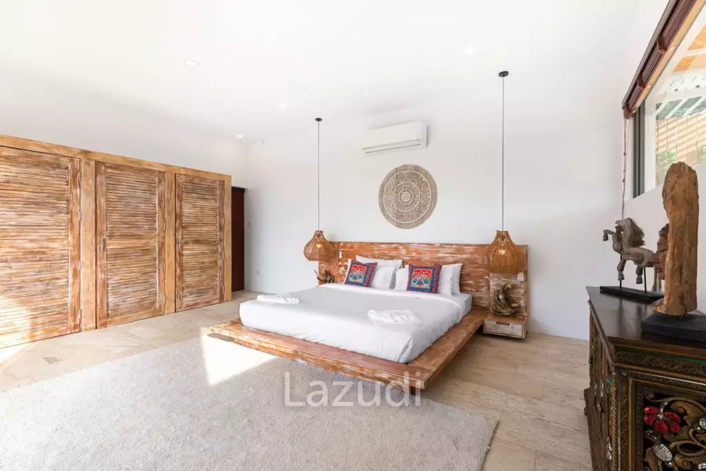 Modern 3-Bed Balinese Style Villa In Mae Nam