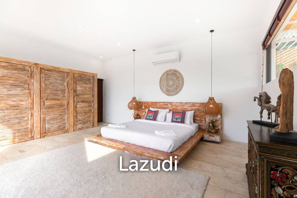 Modern 3-Bed Balinese Style Villa In Mae Nam