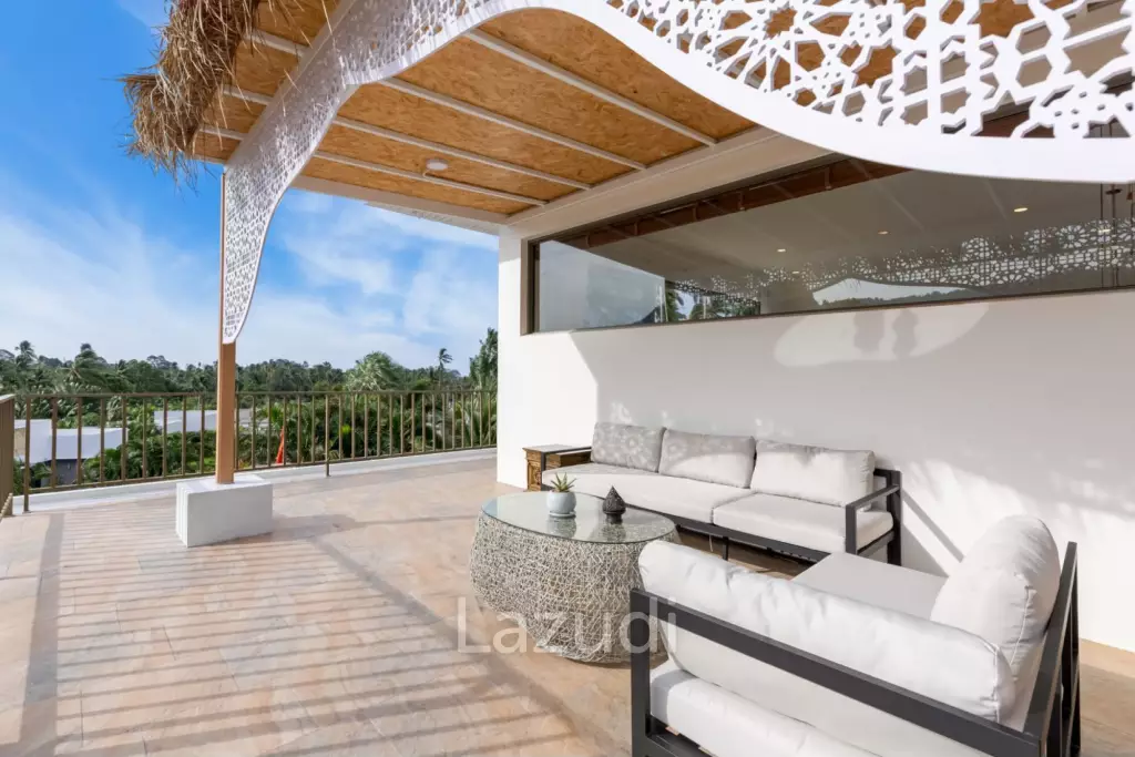 Modern 3-Bed Balinese Style Villa In Mae Nam