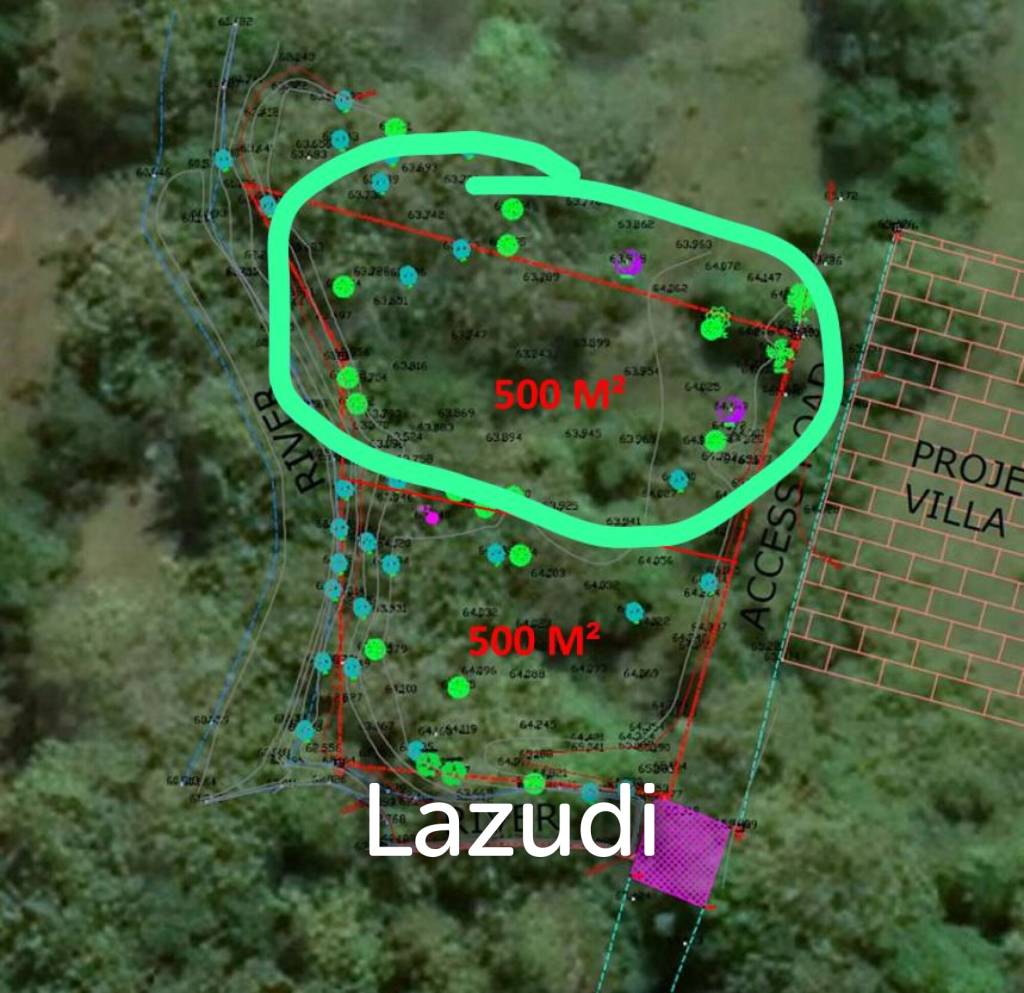 Perfect 500m2 Leasehold Land in Bingin Uluwatu - Pink Zone