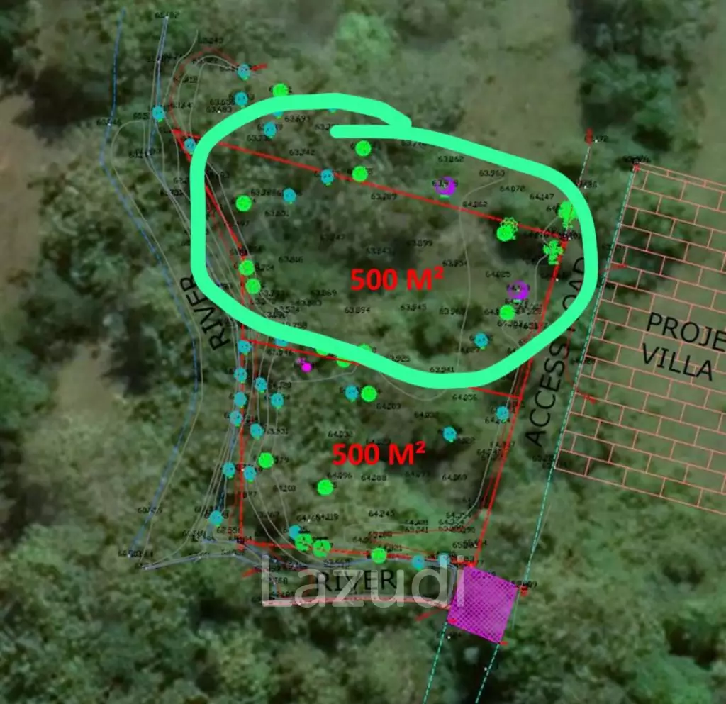 Perfect 500m2 Leasehold Land in Bingin Uluwatu - Pink Zone