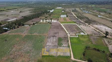 ที่ดินเปล่า 4-3-50 ไร่ วิวภูเขาใกล้ธรรมชาติ บ้านสามพระยา ชะอำ