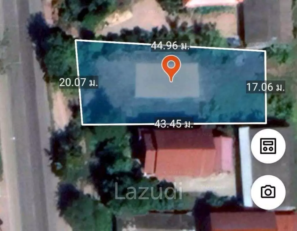Land for sale 800 SQ.M. on the Main Road To Thoeng
