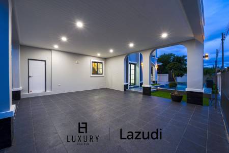 วิลล่าสองชั้น 4 ห้องนอนพร้อมสระว่ายน้ำในซอยหัวหิน 102