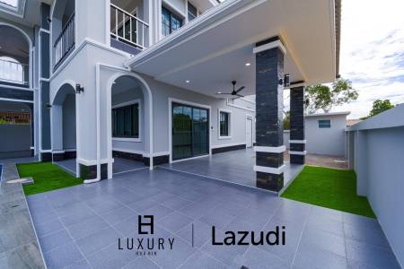 วิลล่าสองชั้น 4 ห้องนอนพร้อมสระว่ายน้ำในซอยหัวหิน 102