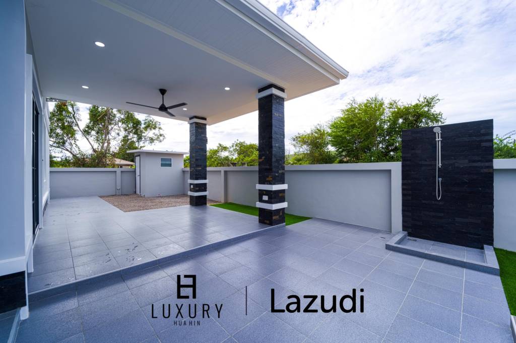 วิลล่าสองชั้น 4 ห้องนอนพร้อมสระว่ายน้ำในซอยหัวหิน 102