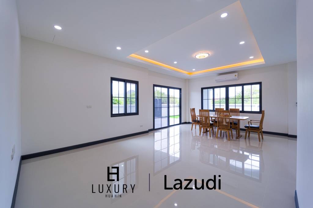 วิลล่าสองชั้น 4 ห้องนอนพร้อมสระว่ายน้ำในซอยหัวหิน 102