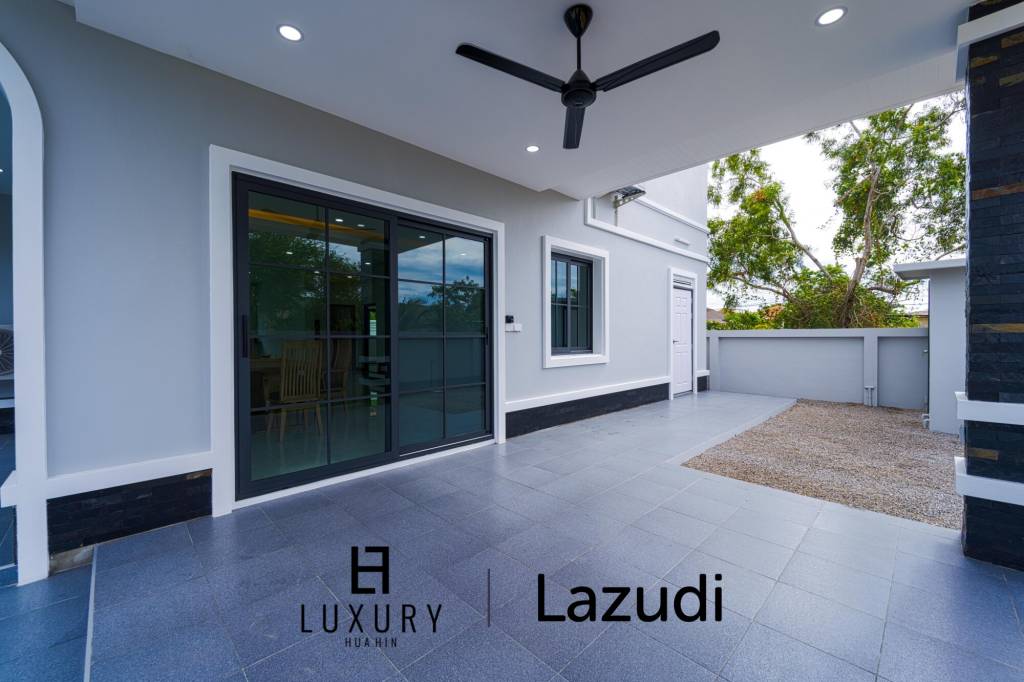 วิลล่าสองชั้น 4 ห้องนอนพร้อมสระว่ายน้ำในซอยหัวหิน 102