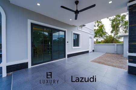 วิลล่าสองชั้น 4 ห้องนอนพร้อมสระว่ายน้ำในซอยหัวหิน 102