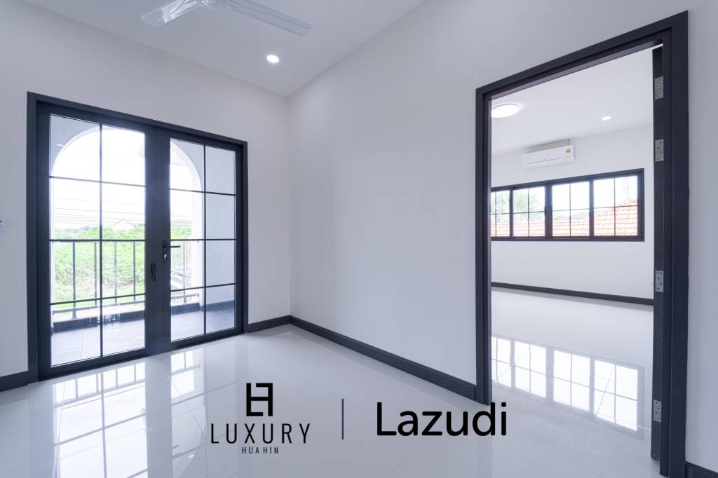 วิลล่าสองชั้น 4 ห้องนอนพร้อมสระว่ายน้ำในซอยหัวหิน 102