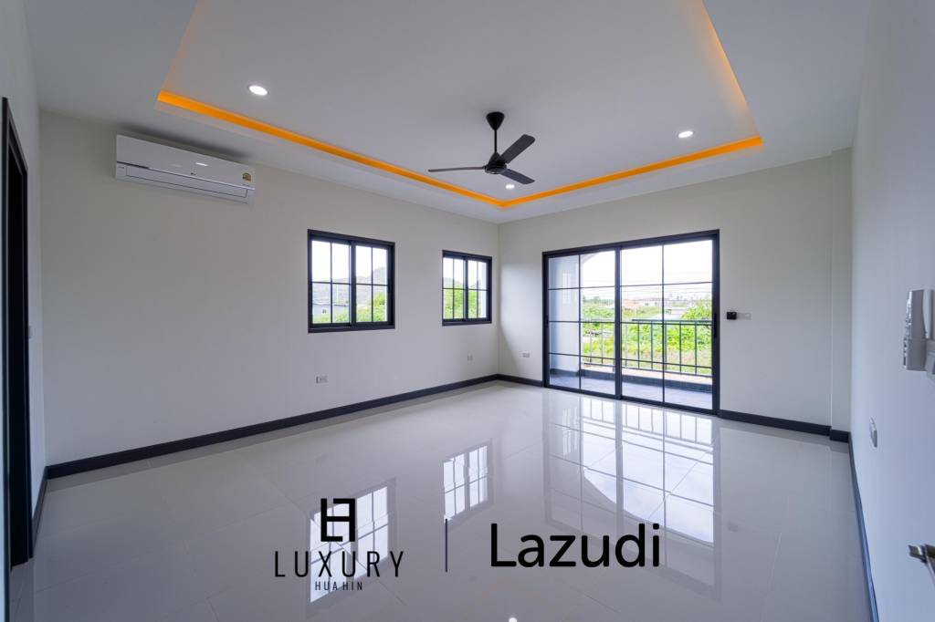 วิลล่าสองชั้น 4 ห้องนอนพร้อมสระว่ายน้ำในซอยหัวหิน 102