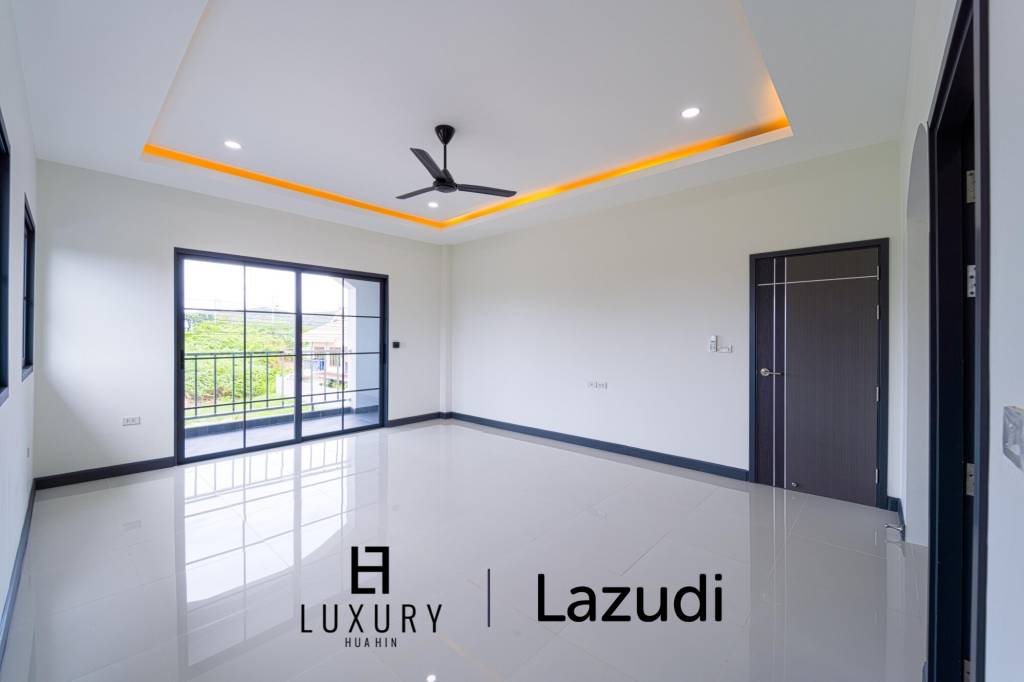 วิลล่าสองชั้น 4 ห้องนอนพร้อมสระว่ายน้ำในซอยหัวหิน 102