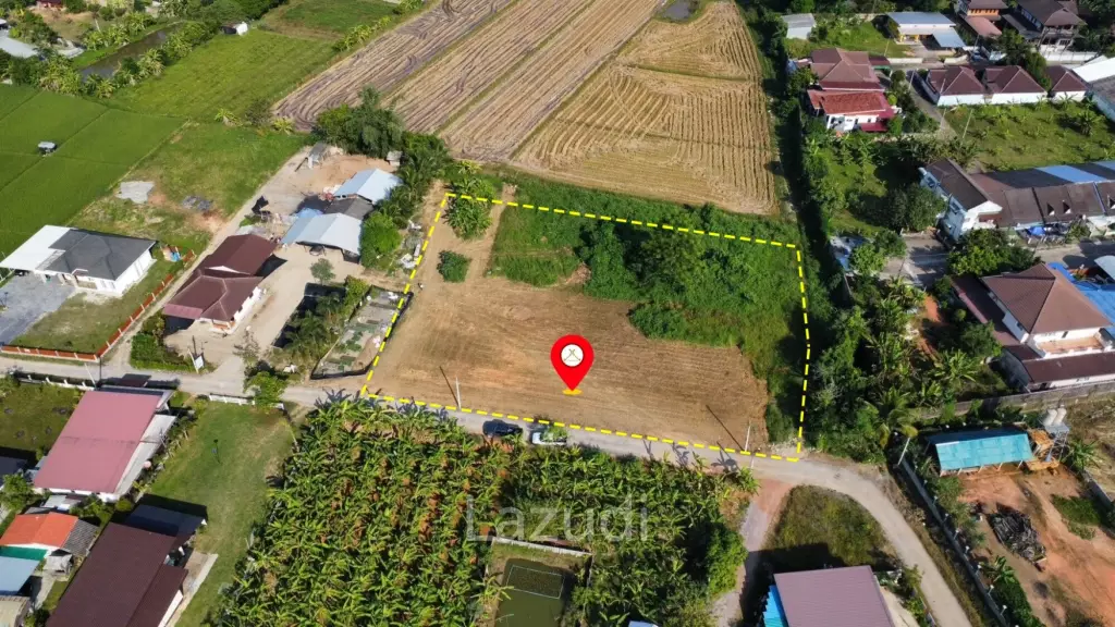ขายที่ดิน 2 ไร่โซนน้ำลัดทางไปบายพาสตะวันตกและวัดห้วยปลากั้ง