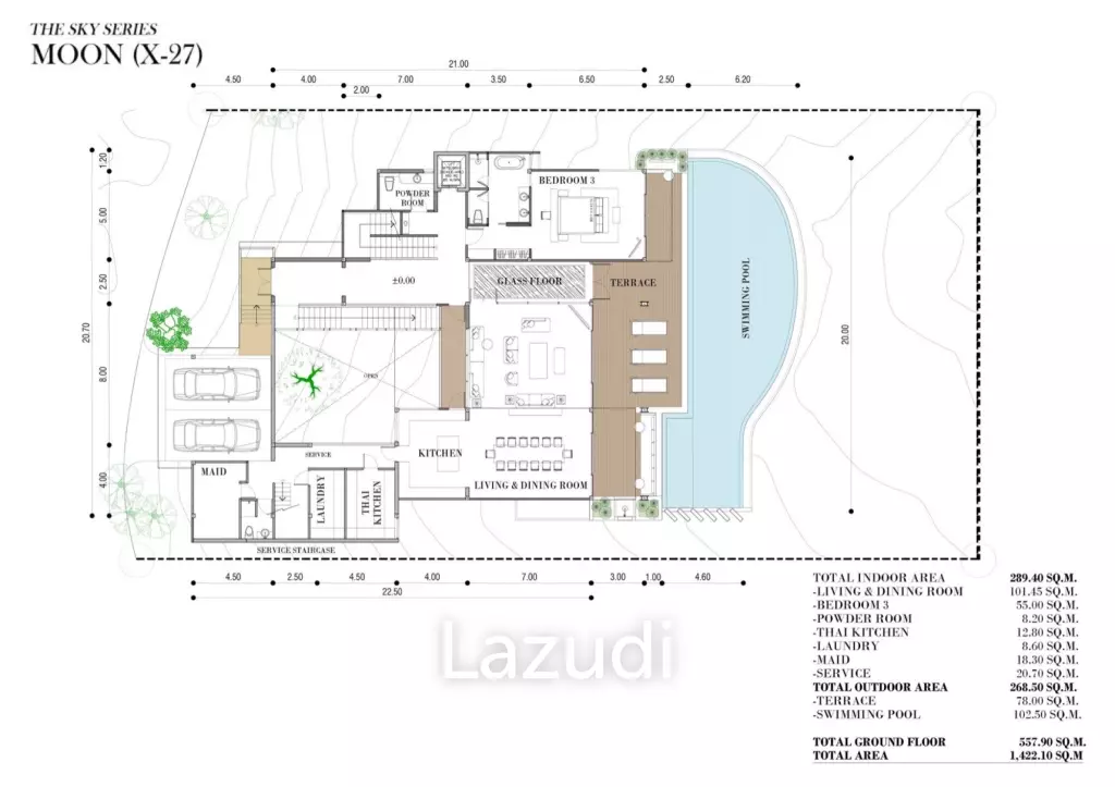 5 Bed 7 Bath 1410.40 SQ.M The Sky Series