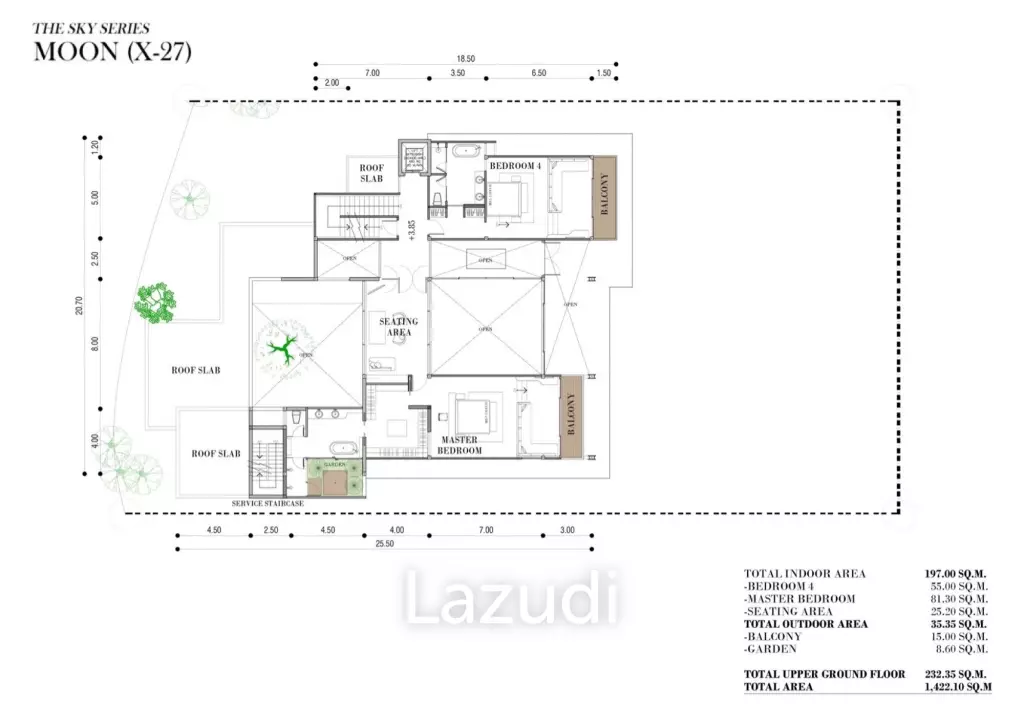 5 Bed 7 Bath 1410.40 SQ.M The Sky Series
