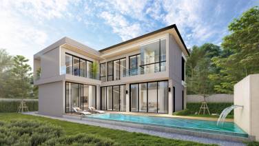 4 Bed 5 Bath 353 SQ.M The Chapter Tropical Modern Pool Villa 4 Bed 5 Bath 353 SQ.M The Chapter Tropical Modern Pool Villa