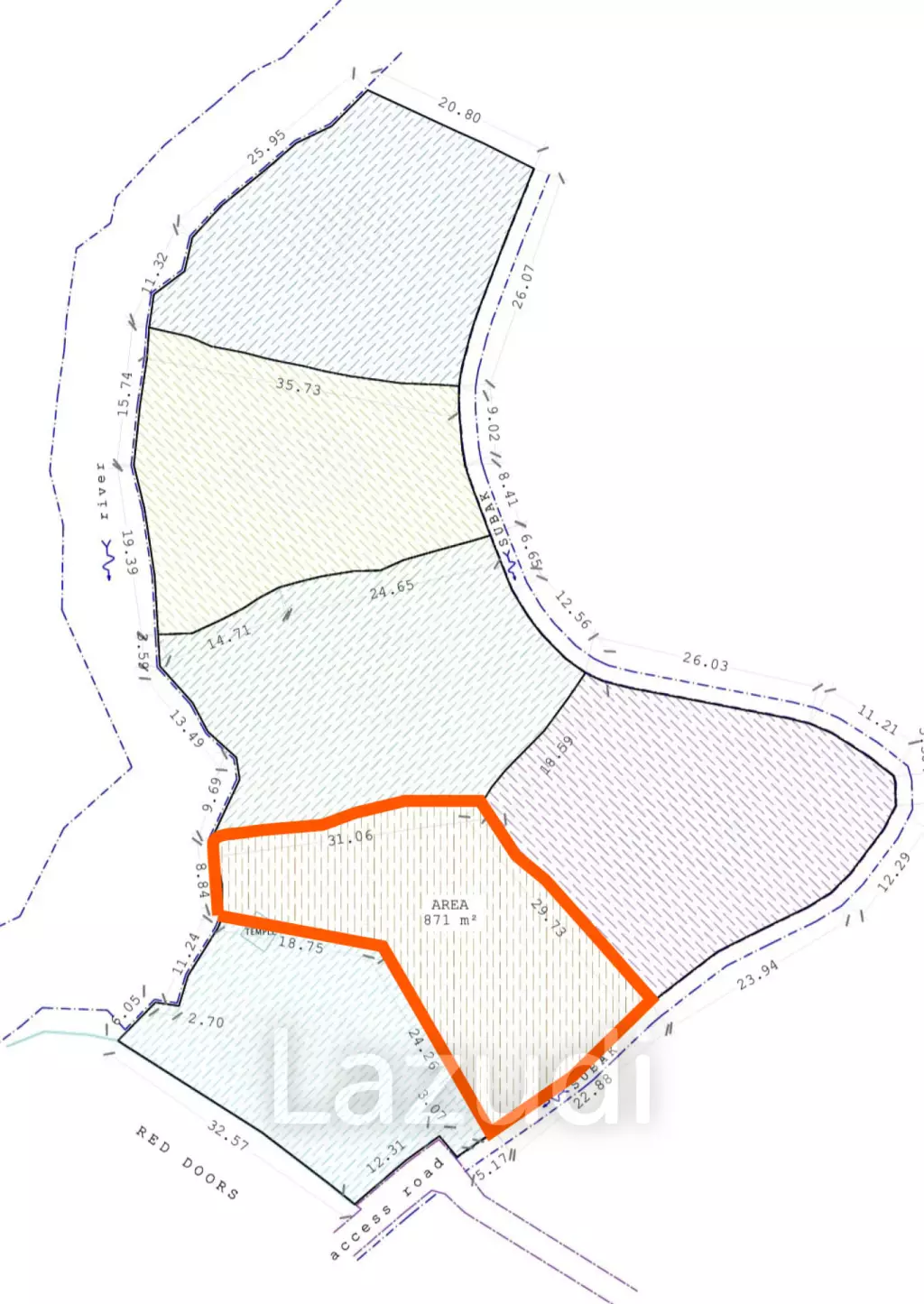 Rare Riverside Plots with Rice field views in Pererenan