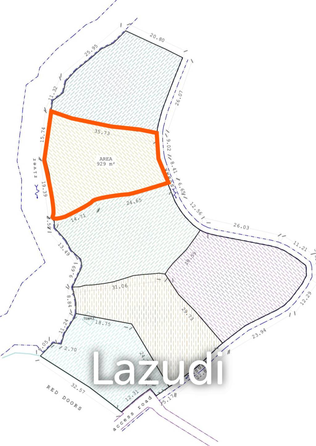 Rare Riverside Plots with Rice field views in Pererenan