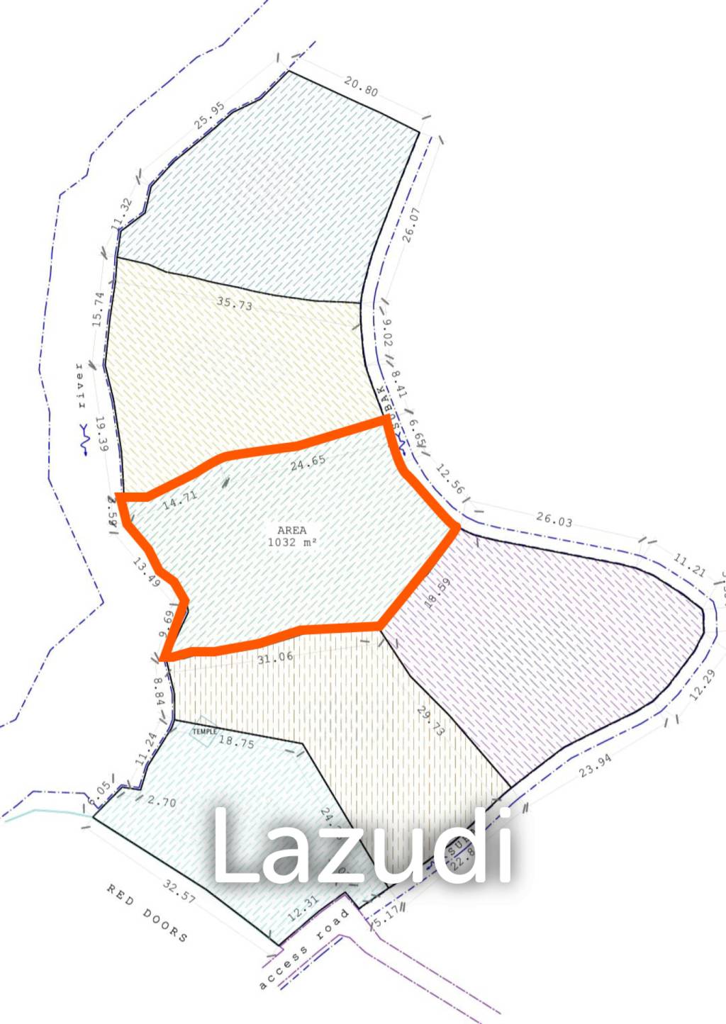 Rare Riverside Plots with Rice field views in Pererenan