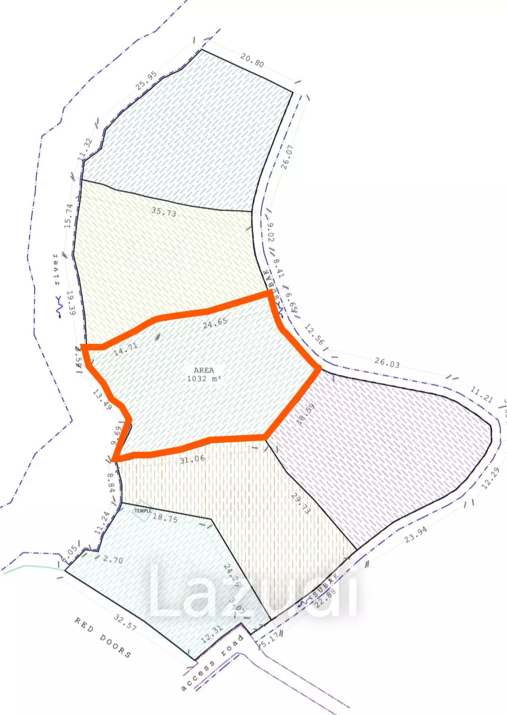 Rare Riverside Plots with Rice field views in Pererenan