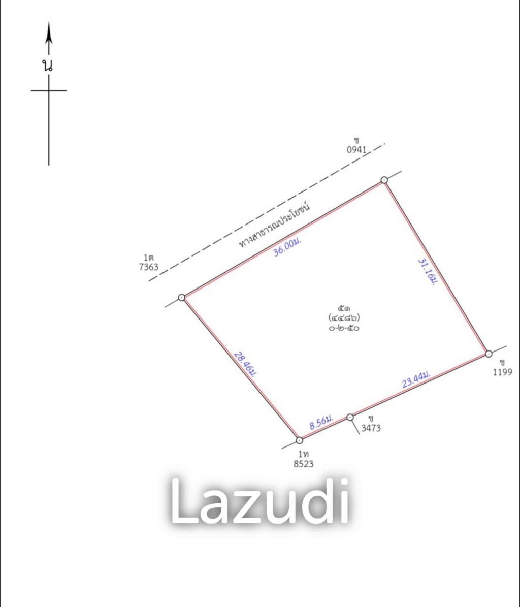 1,000 SQ.M. Land for Sale In Chaiyaphruek
