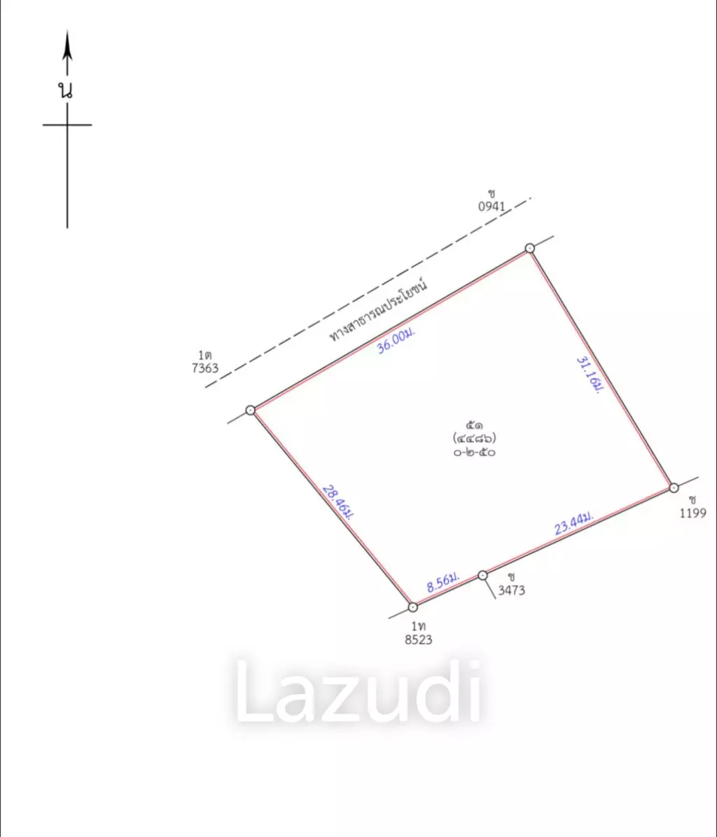 1,000 SQ.M. Land for Sale In Chaiyaphruek