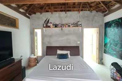 4-Bedroom Natural-Style Loft Pool Villa with Rooftop – For Rent in Chalong, Phuket