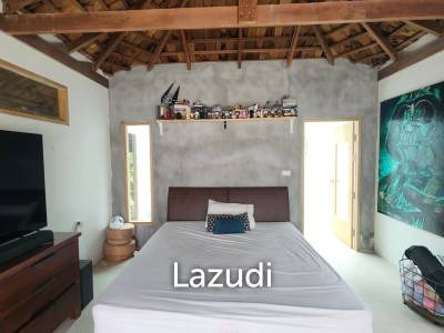 4-Bedroom Natural-Style Loft Pool Villa with Rooftop – For Rent in Chalong, Phuket
