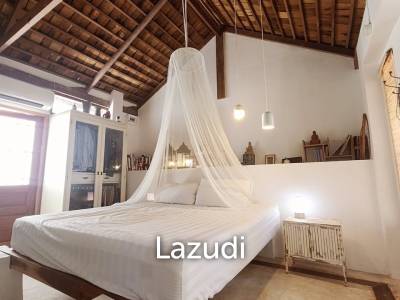 4-Bedroom Natural-Style Loft Pool Villa with Rooftop – For Rent in Chalong, Phuket