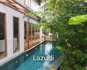 4-Bedroom Natural-Style Loft Pool Villa with Rooftop – For Rent in Chalong, Phuket