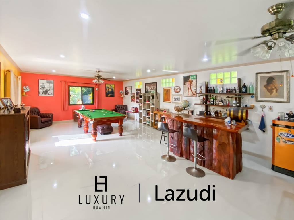 Cha Am / Green Beach Village: Villa avec piscine de 3 chambres sur un terrain de 300 qm.