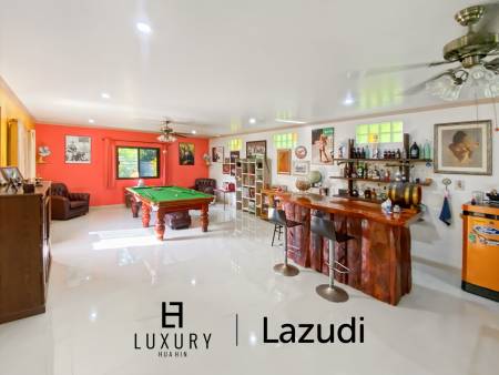 Cha Am / Green Beach Village: Villa avec piscine de 3 chambres sur un terrain de 300 qm.