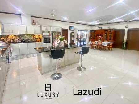 Cha Am / Green Beach Village: Villa avec piscine de 3 chambres sur un terrain de 300 qm.