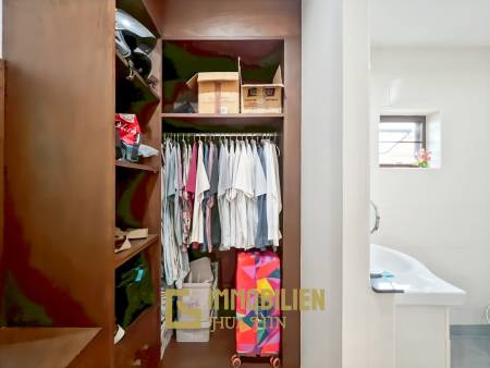 Cha Am / Green Beach Village: Villa avec piscine de 3 chambres sur un terrain de 300 qm.