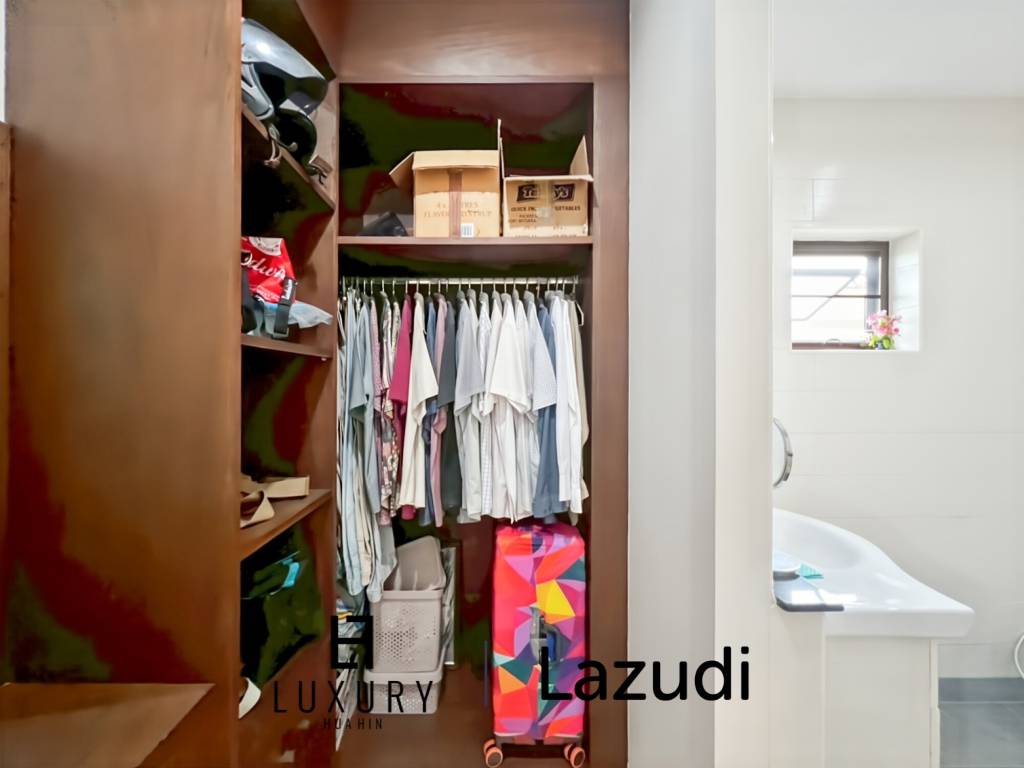 Cha Am / Green Beach Village: Villa avec piscine de 3 chambres sur un terrain de 300 qm.