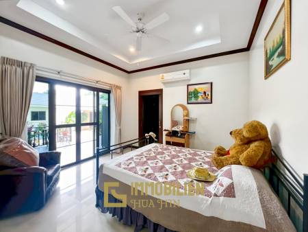 Cha Am / Green Beach Village: Villa avec piscine de 3 chambres sur un terrain de 300 qm.