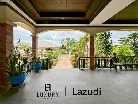 Cha Am / Green Beach Village: Villa avec piscine de 3 chambres sur un terrain de 300 qm.