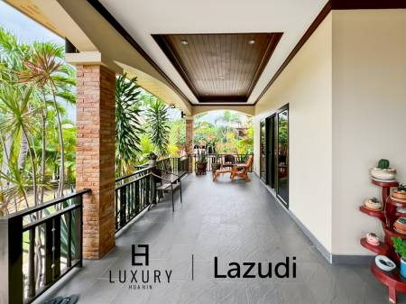 Cha Am / Green Beach Village: Villa avec piscine de 3 chambres sur un terrain de 300 qm.