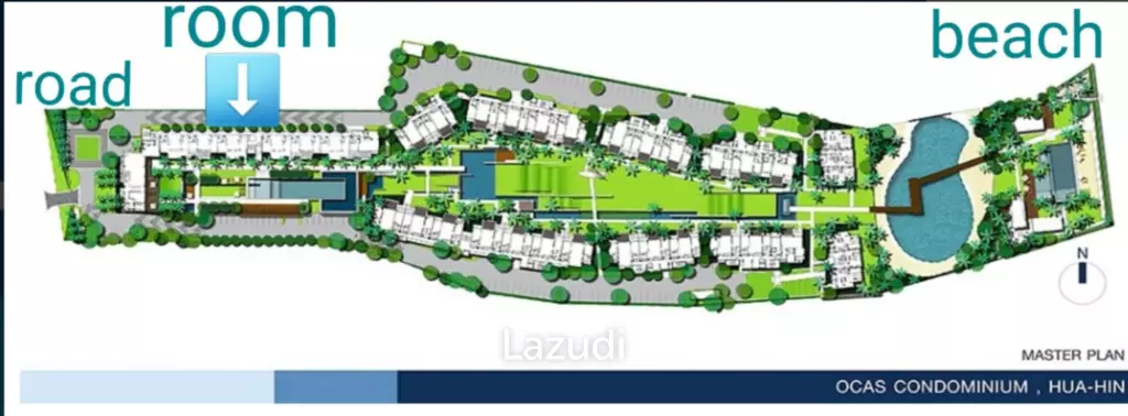 Ocas: Beachfront 2-Bedroom Condo with Resort-Style