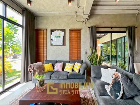 วิลล่า 5 ห้องนอนพร้อมสระว่ายน้ำและพื้นที่สวนขนาดใหญ่ในทับใต้ หัวหิน