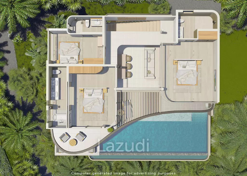3 Bed Sea View at Bel Roc Villas
