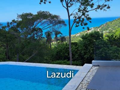 Modern 3-Bedroom Sea View Villa with Gym in Chaweng Noi
