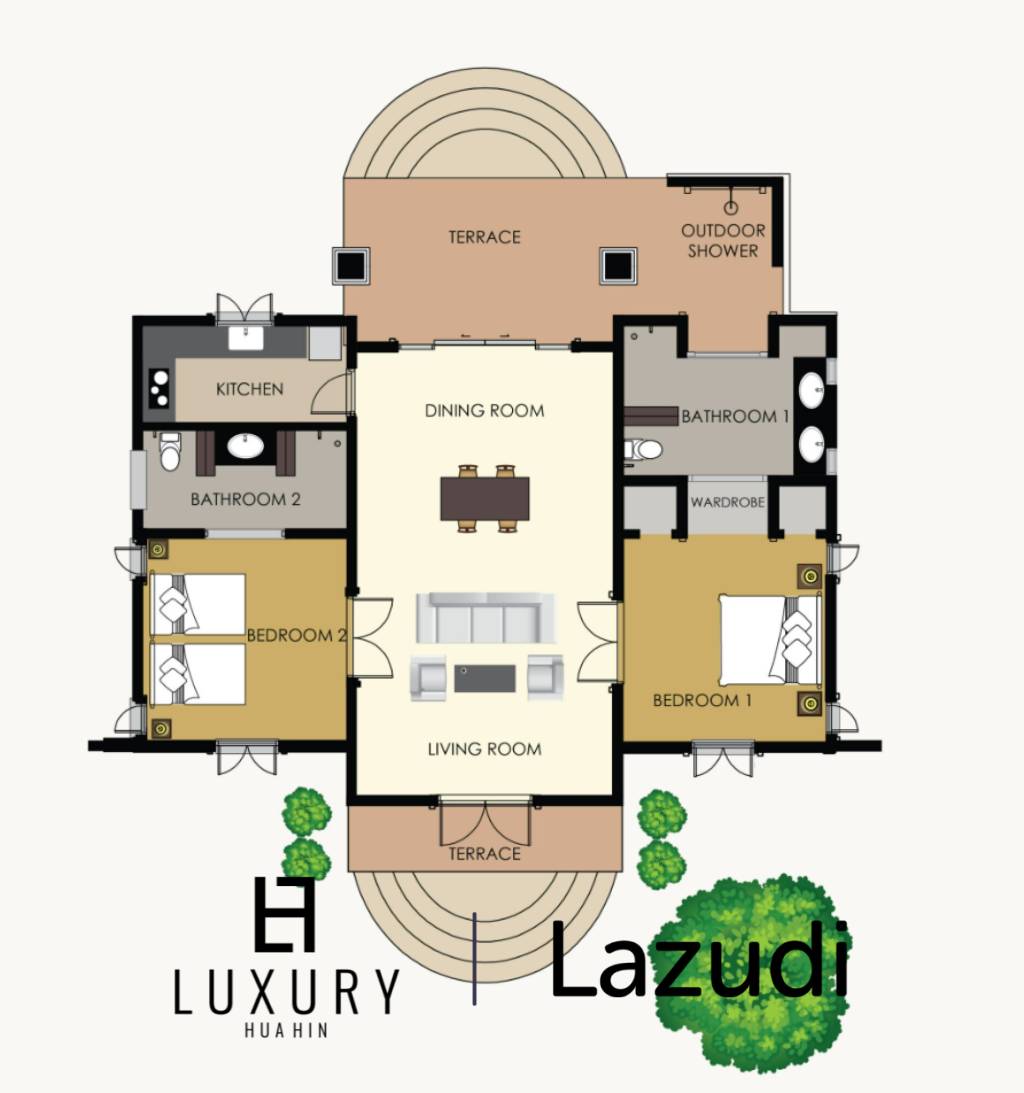 Beautiful Belvida Villa, 2 bed, 2 bath, 120sqm